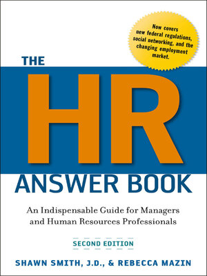 cover image of The HR Answer Book